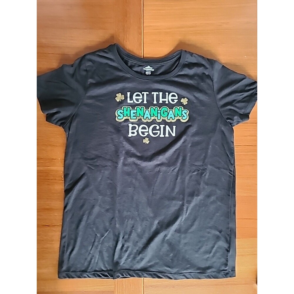 Way To Celebrate! St. Patrick's Day "Let The Shenanigans Begin" SIZE (12/14)